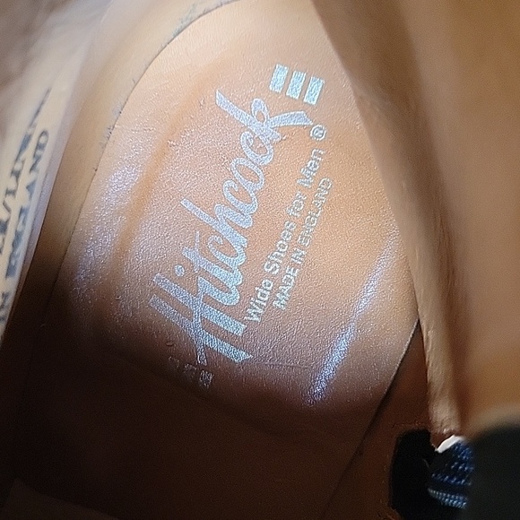 Hitchcock Exeter, EXTRA WIDE black leather chukka, ankle boots, size 10, 6E - Picture 10 of 12